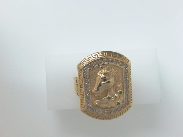14k Yellow Gold Men's Ring 10.2g