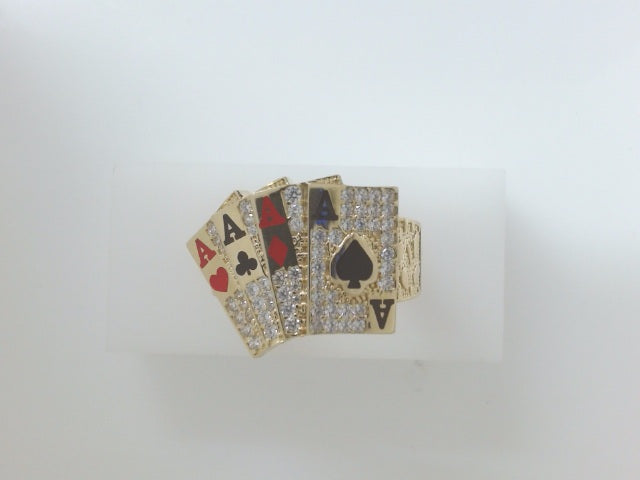 14k Yellow Gold Men's Ring 9.5g