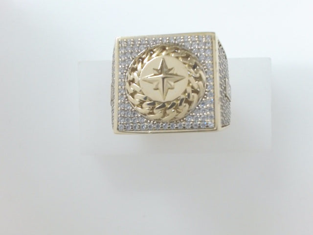 14k Yellow Gold Men's Ring 16.9g