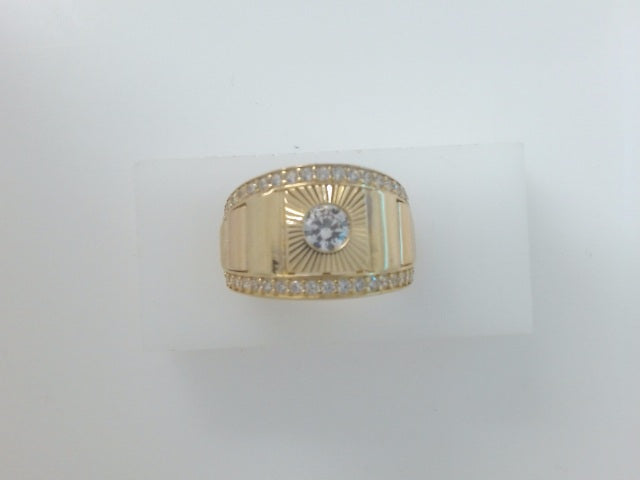 14k Yellow Gold Men's Ring 6.5g
