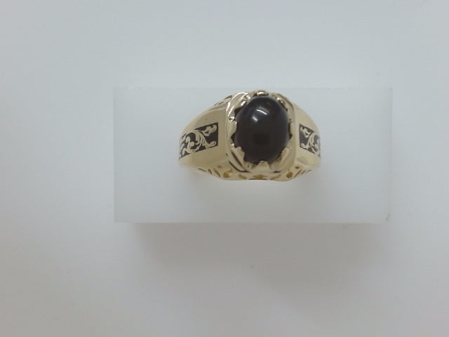 14k Yellow Gold Men's Ring 8g