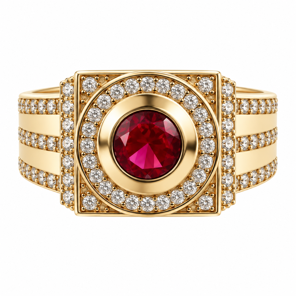 14KT ANILLOS DE HOMBRE