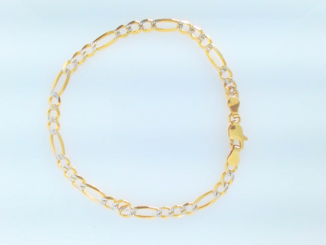 14k Yellow Gold Women's Bracelet 3.8g