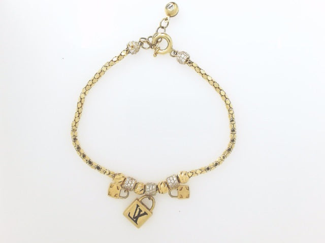 14k Yellow Gold Women's Bracelet 8.2g
