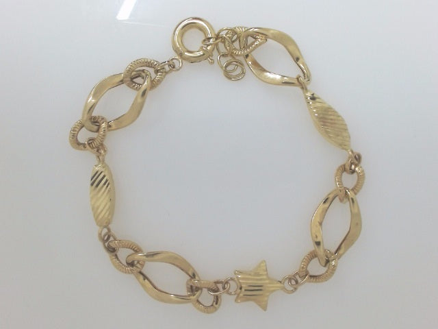 14k Yellow Gold Women's Bracelet 5.8g