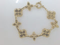 14k Yellow Gold Women's Bracelet 8.4g
