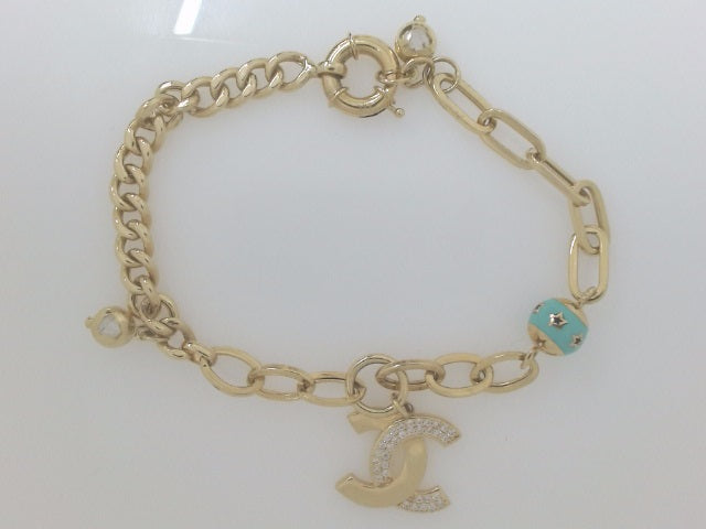 14k Yellow Gold Women's Bracelet 7.5g