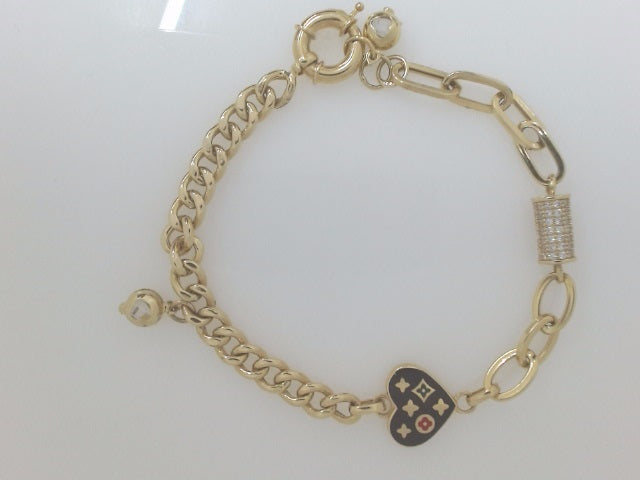 14k Yellow Gold Women's Bracelet 7.1g