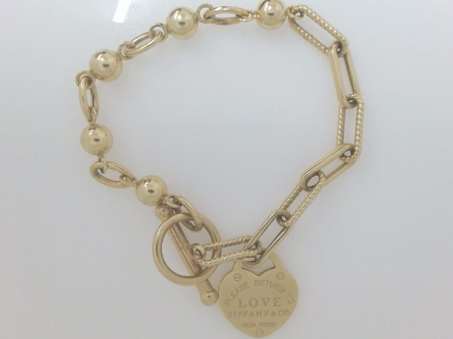 14k Yellow Gold Women's Bracelet 9.6g