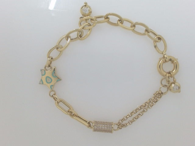 14k Yellow Gold Women's Bracelet 6.3g