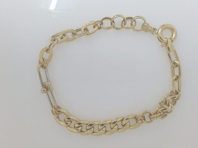 14k Yellow Gold Women's Bracelet 6.1g