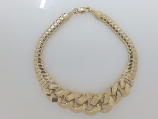 14k Yellow Gold Women's Bracelet 9.9g