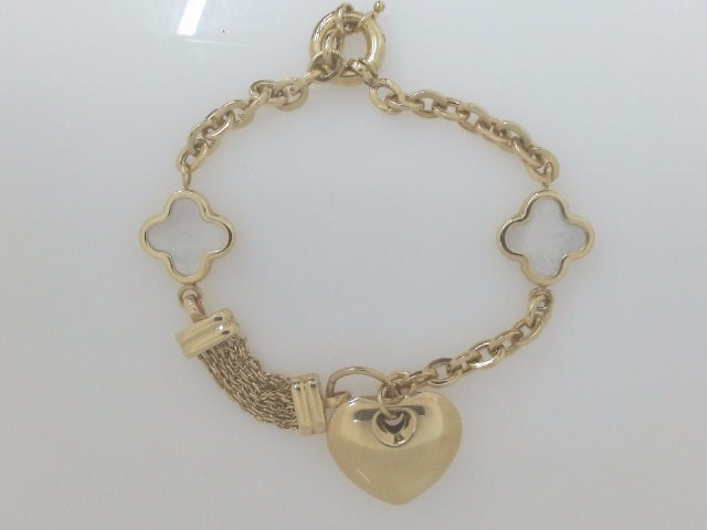 14k Yellow Gold Women's Bracelet 8.8g