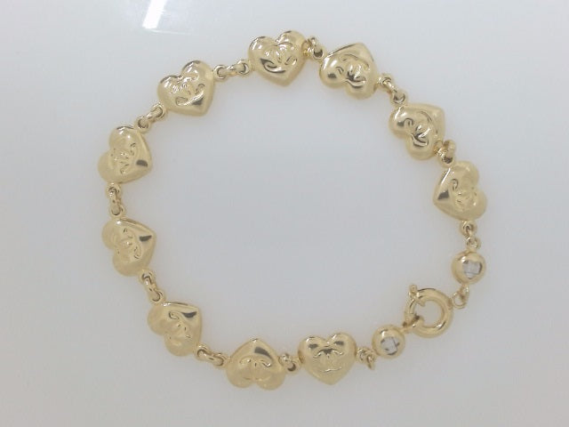 14k Yellow Gold Women's Bracelet 6.7g