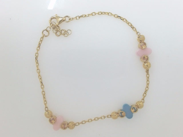 14k Yellow Gold Women's Bracelet 4.8g