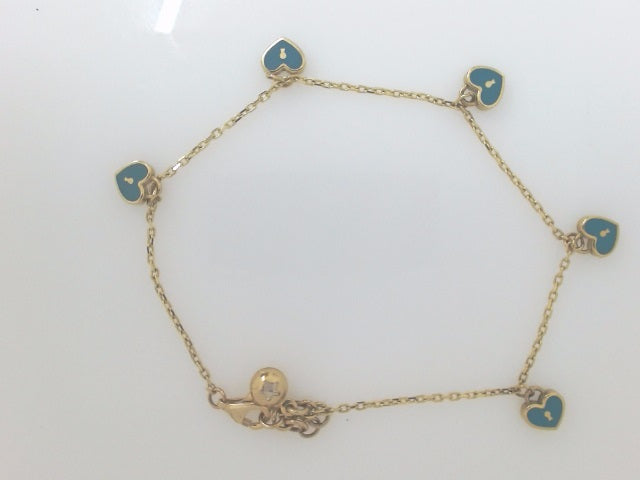 14k Yellow Gold Women's Bracelet 3.8g