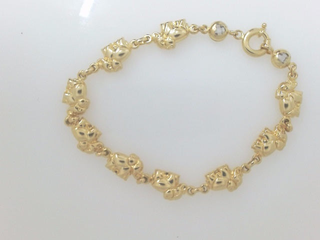 14k Yellow Gold Women's Bracelet 6.4g