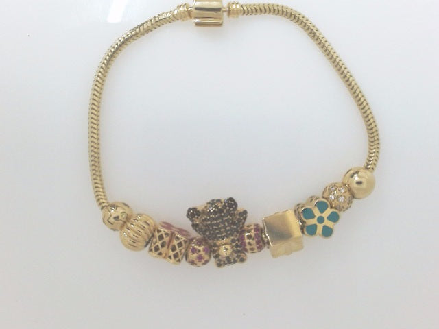 14k Yellow Gold Women's Bracelet 15.6g