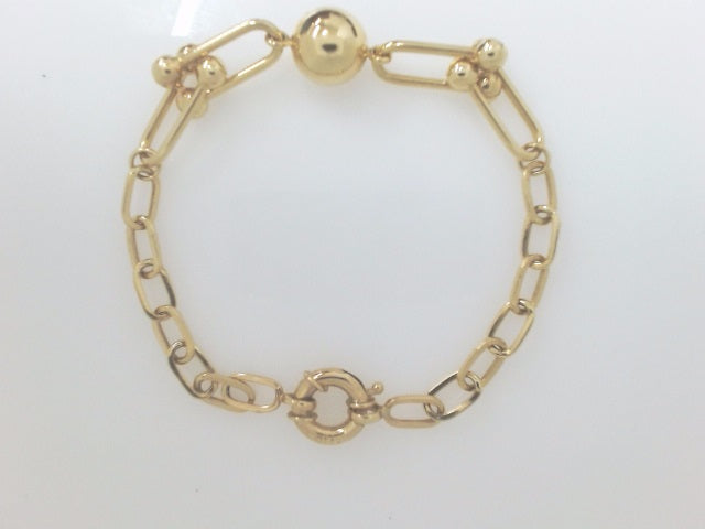 14k Yellow Gold Women's Bracelet 4.6g