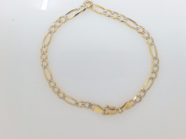14k Yellow Gold Women's Bracelet 3.7g