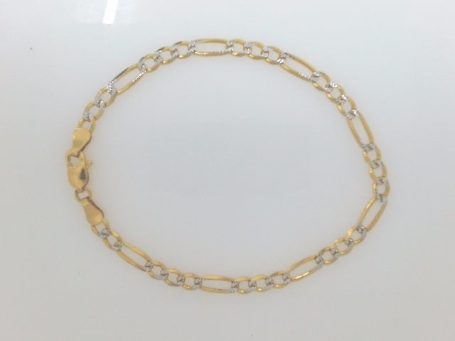 14k Yellow Gold Women's Bracelet 3.8g
