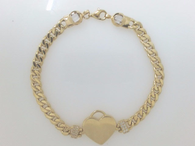 14k Yellow Gold Women's Bracelet 8.7g