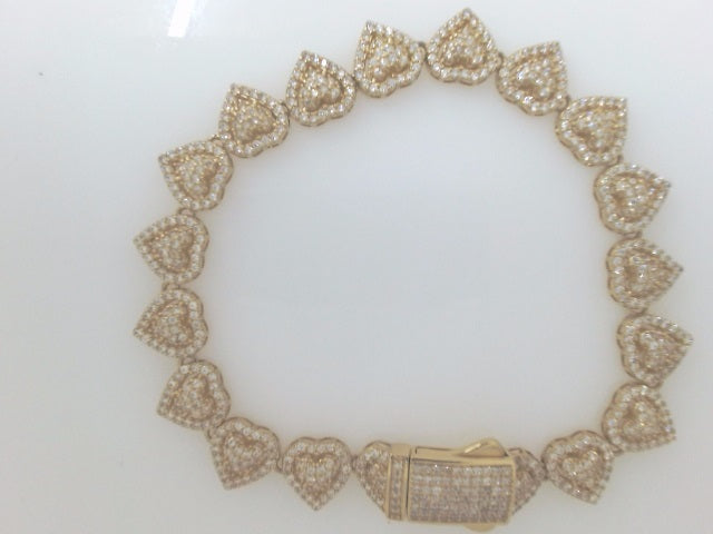 14k Yellow Gold Women's Bracelet 18.8g