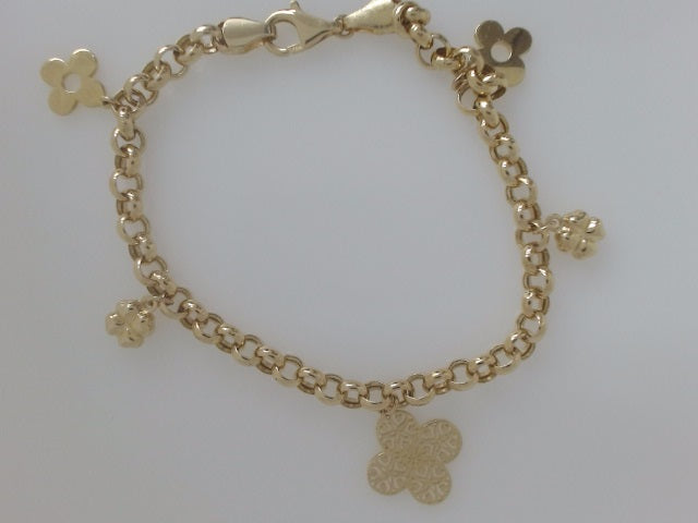 14k Yellow Gold Women's Bracelet 6.9g