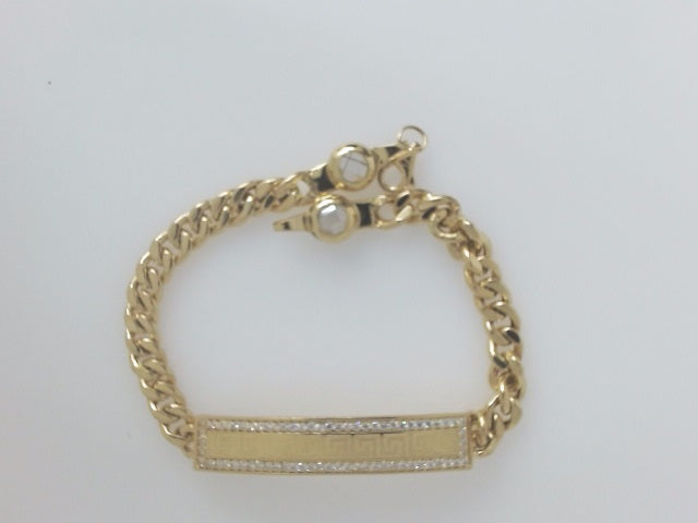 14k Yellow Gold Women's Bracelet 6.8g