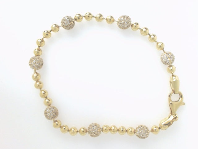 14k Yellow Gold Women's Bracelet 10.1g