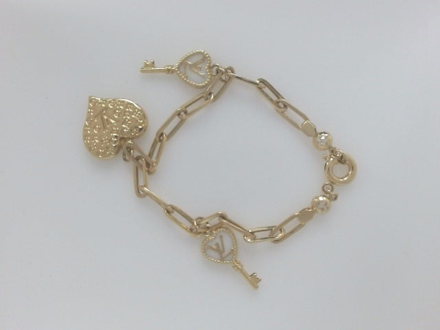 14k Yellow Gold Women's Bracelet 9.1g