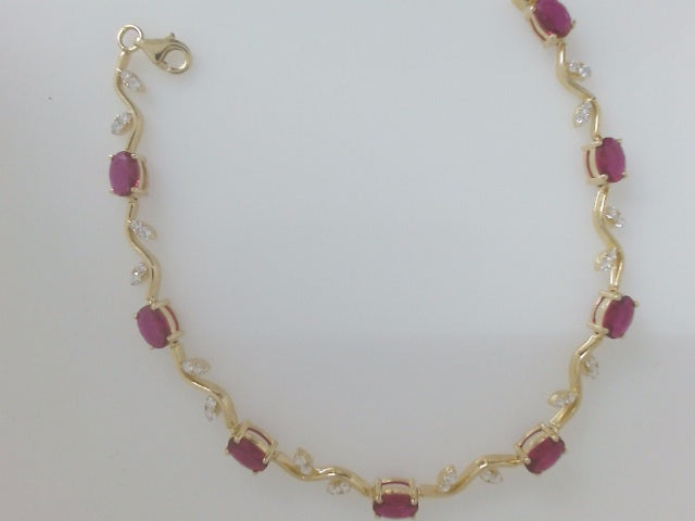 14k Yellow Gold Women's Bracelet 8.2g