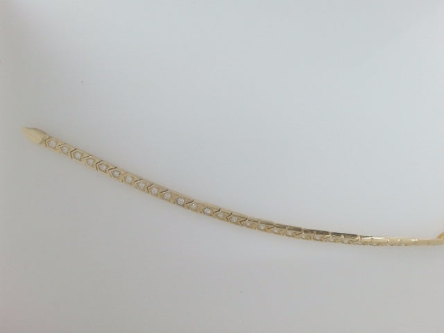 14k Yellow Gold Women's Bracelet 8.5g
