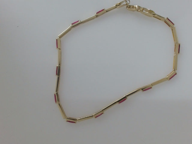 14k Yellow Gold Women's Bracelet 4.8g