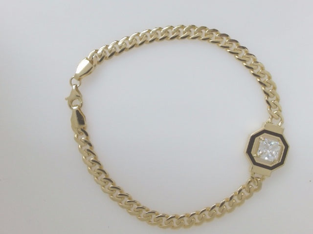 14k Yellow Gold Women's Bracelet 9.6g