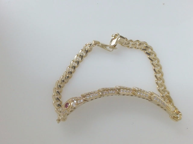 14k Yellow Gold Women's Bracelet 13.8g