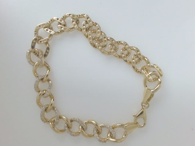 14k Yellow Gold Women's Bracelet 16.5g