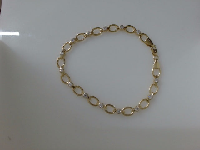 14k Yellow Gold Women's Bracelet 9g