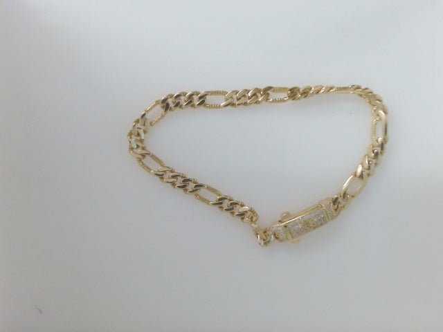 14k Yellow Gold Women's Bracelet 8.9g