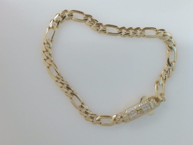 14k Yellow Gold Women's Bracelet 8.9g