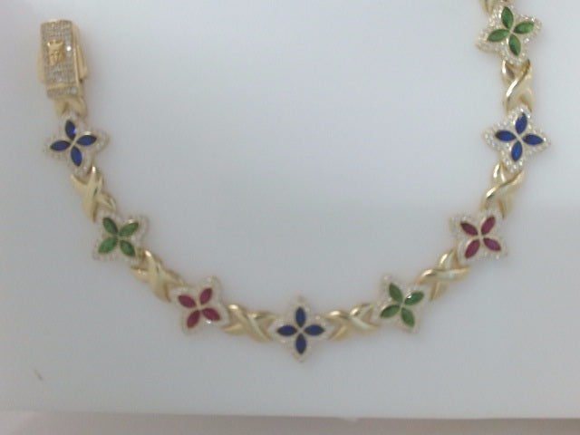 14k Yellow Gold Women's Bracelet 17.2g