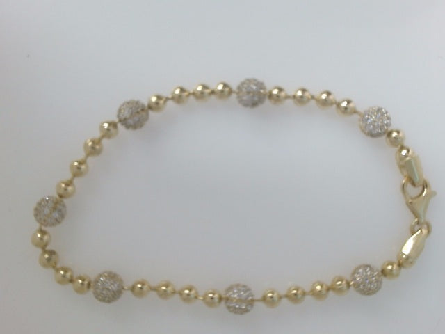 14k Yellow Gold Women's Bracelet 9.8g