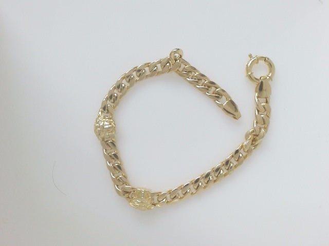 14k Yellow Gold Women's Bracelet 9.4g