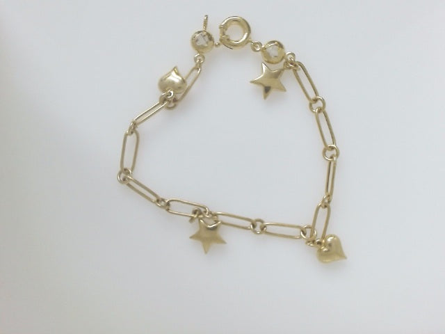 14k Yellow Gold Women's Bracelet 5.6g