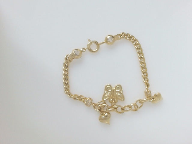 14k Yellow Gold Women's Bracelet 7.6g