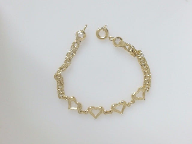 14k Yellow Gold Women's Bracelet 5.8g