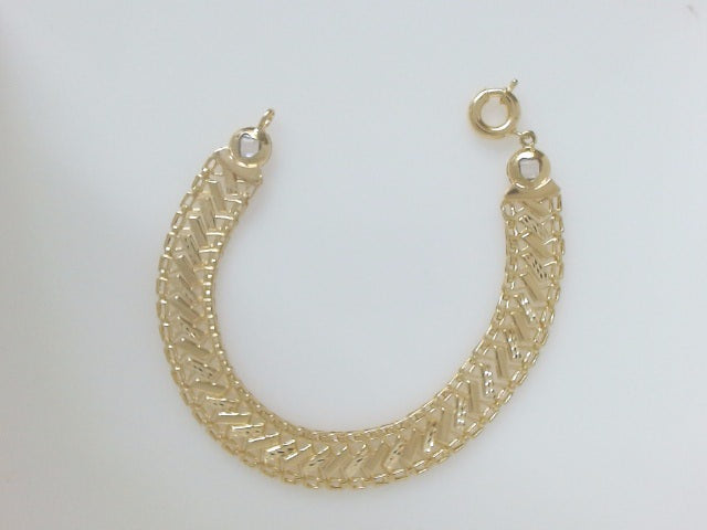 14k Yellow Gold Women's Bracelet 8.3g