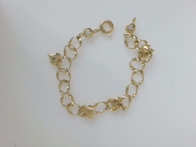 14k Yellow Gold Women's Bracelet 9g
