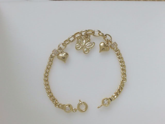 14k Yellow Gold Women's Bracelet 7.5g