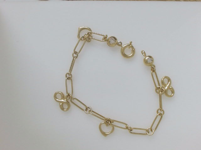 14k Yellow Gold Women's Bracelet 6.1g